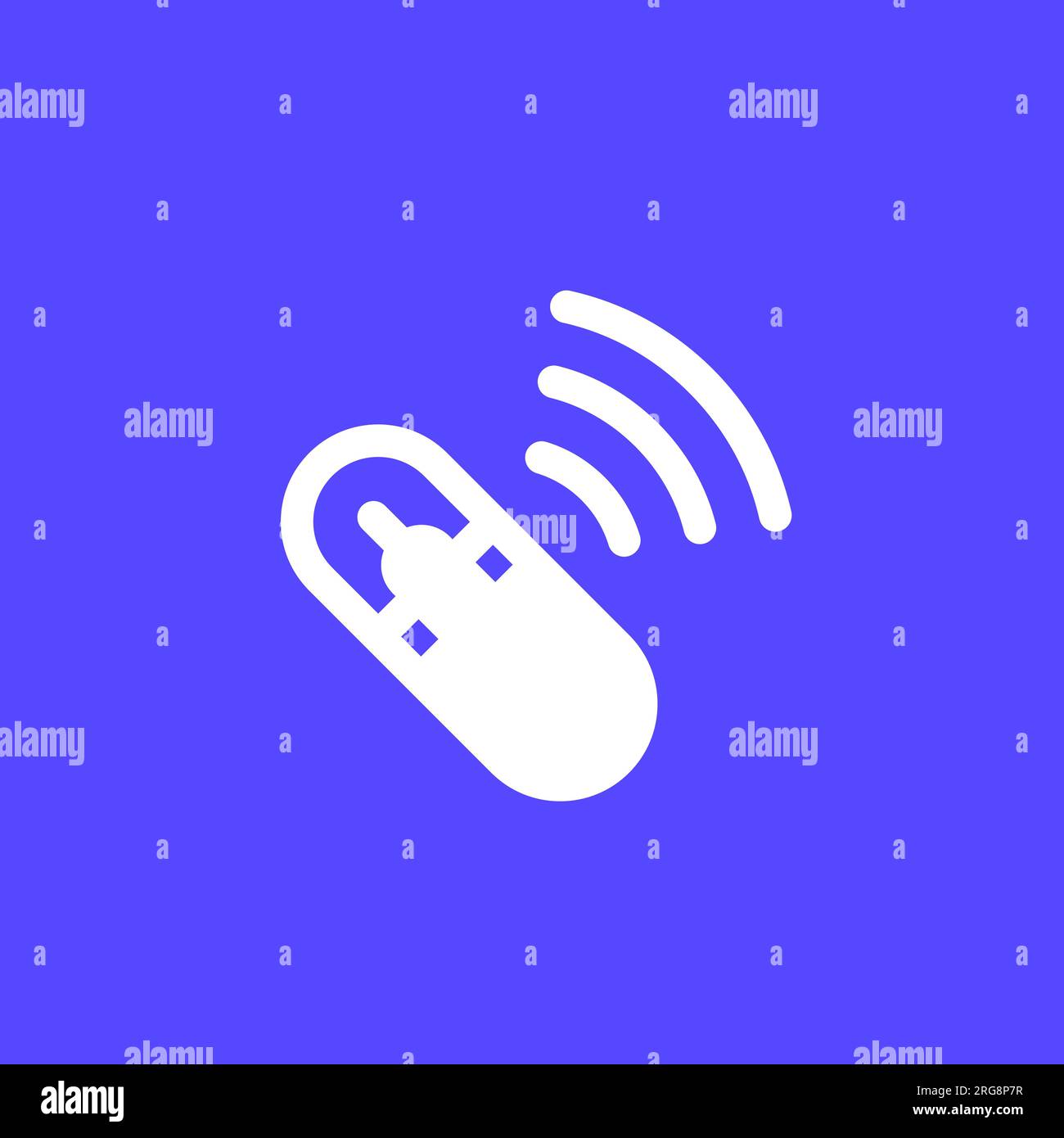 mikrochip für Hunde Symbol, Vektorpiktogramm Stock Vektor