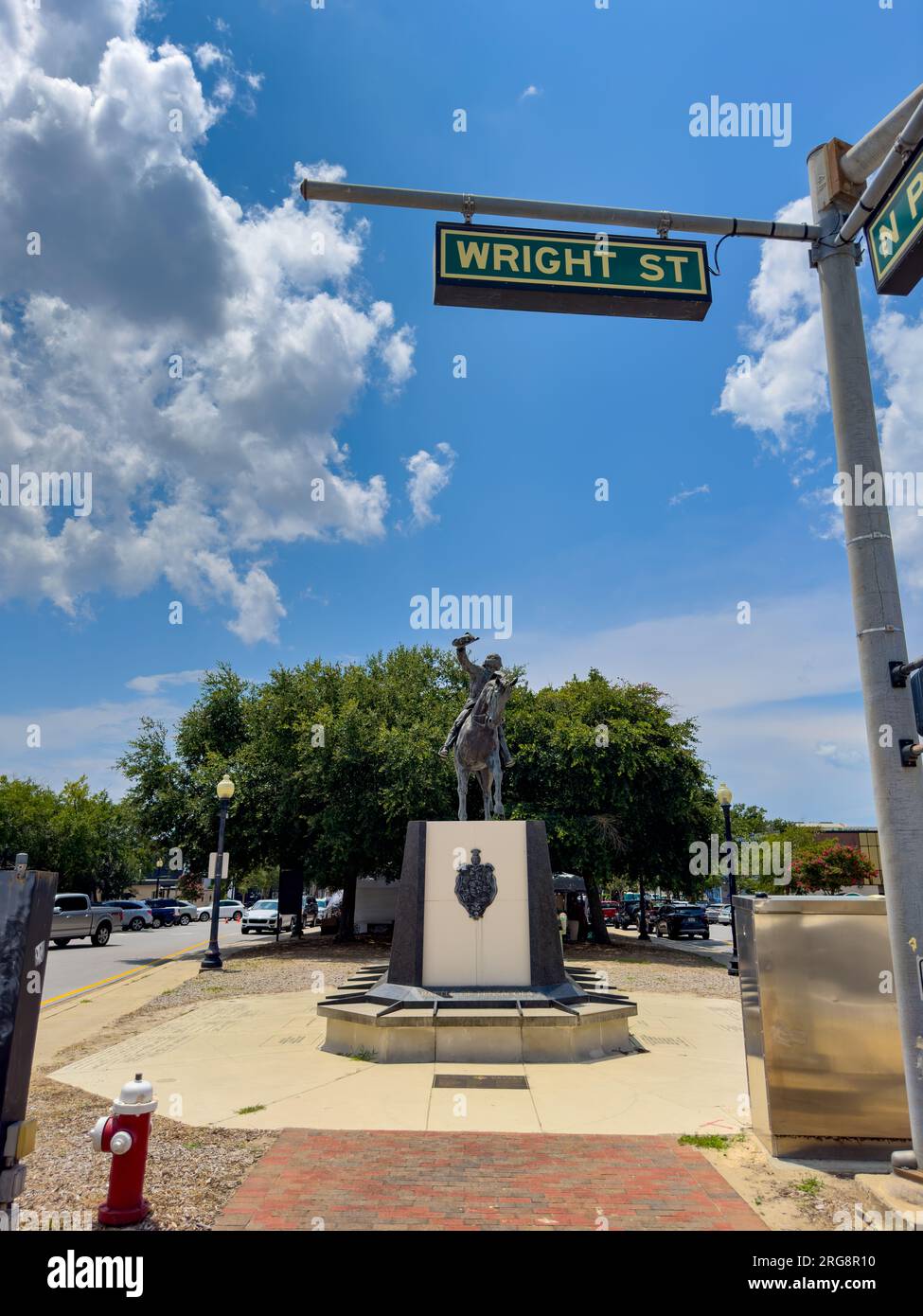 Pensacola, FL, USA - 21. Juli 2023: Foto von General Bernardo Galvez und die Belagerung von Pensacola Stockfoto