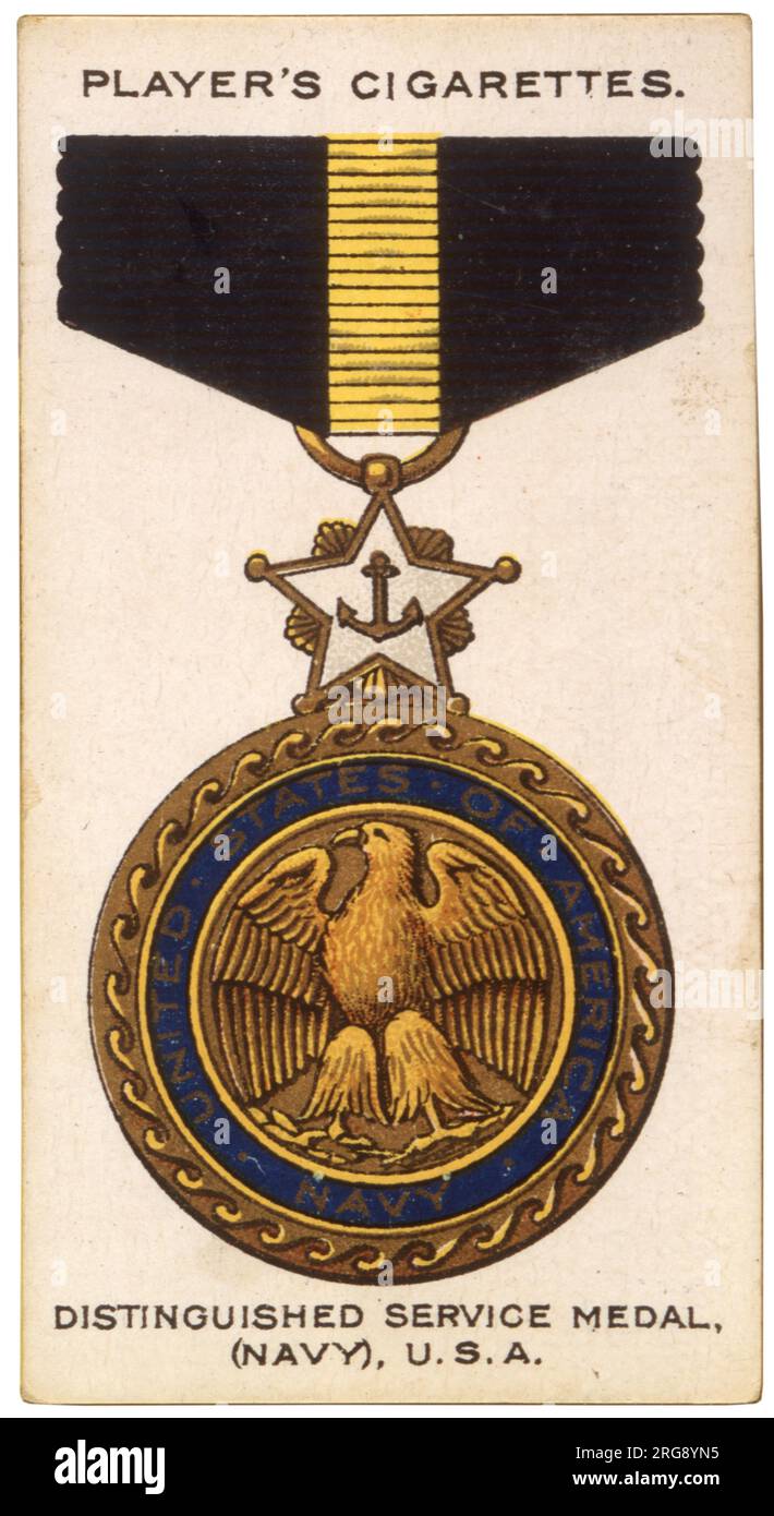 USA Distinguished Service Medal (Marinemedaille) Stockfoto