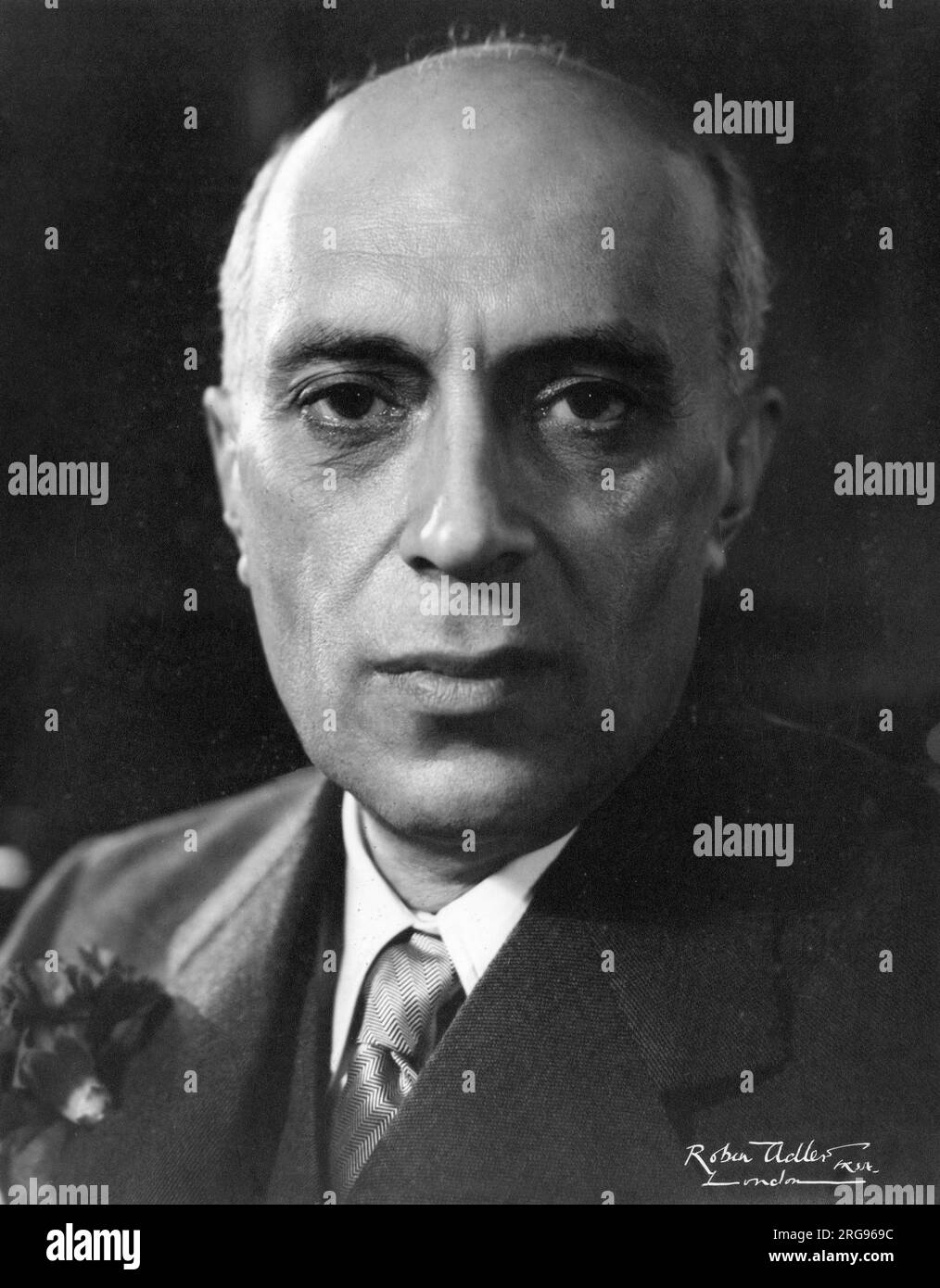 Jawaharlal (Pandit) Nehru (1889-1964), politischer Führer Indiens. Stockfoto