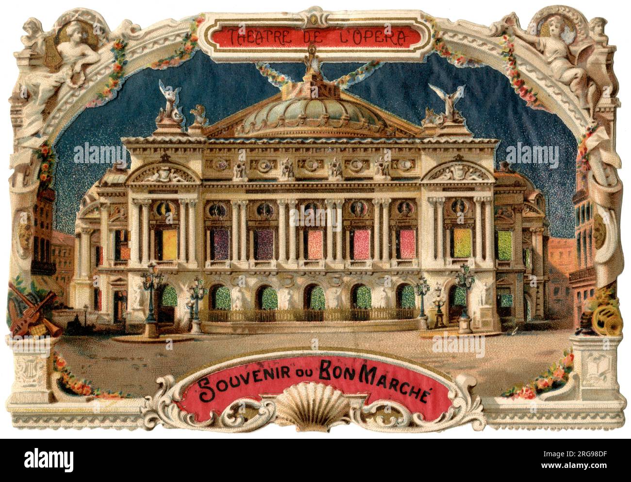 Theatre de l'Opera, Paris, Frankreich. Stockfoto