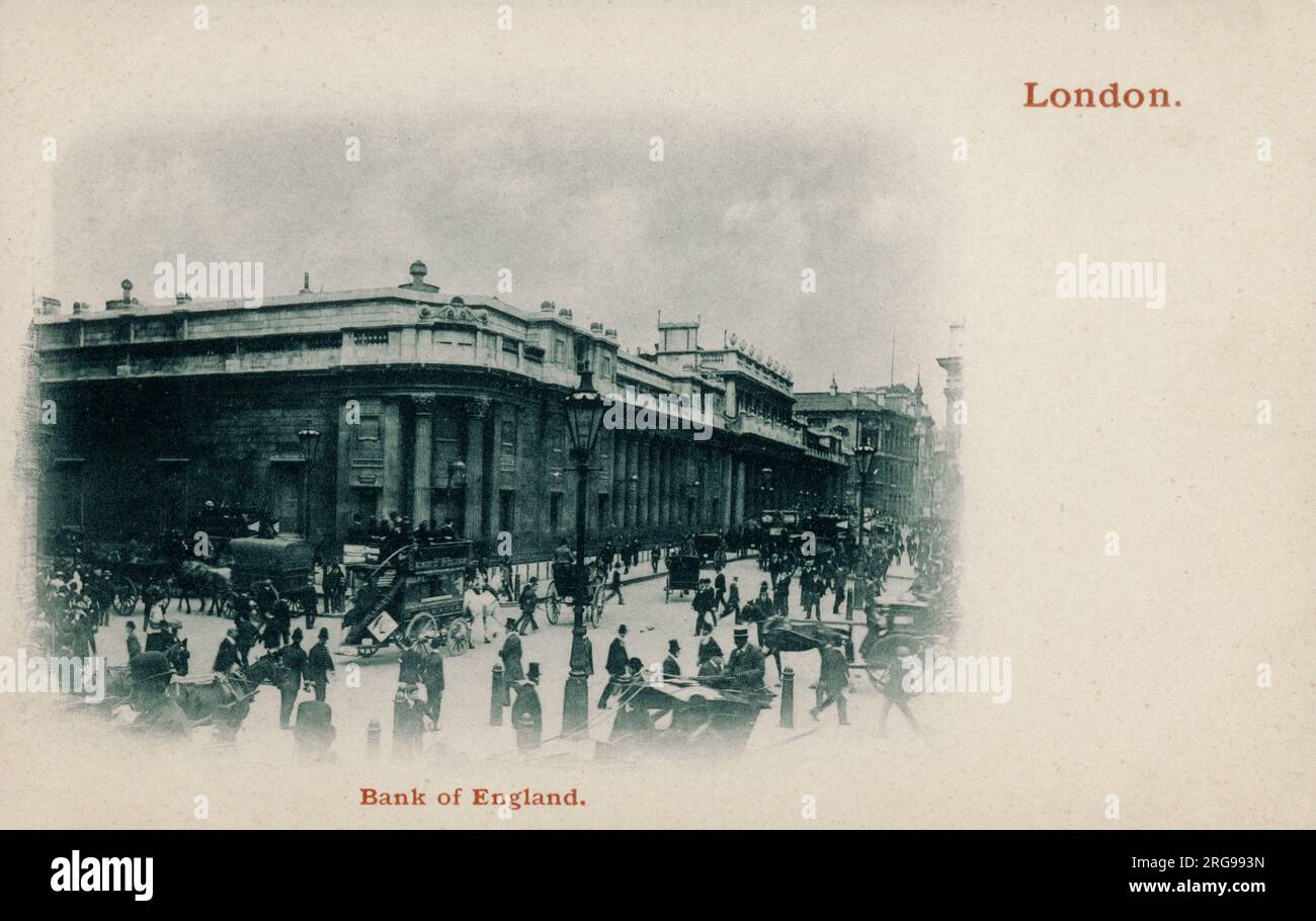 London - die Bank of England Stockfoto