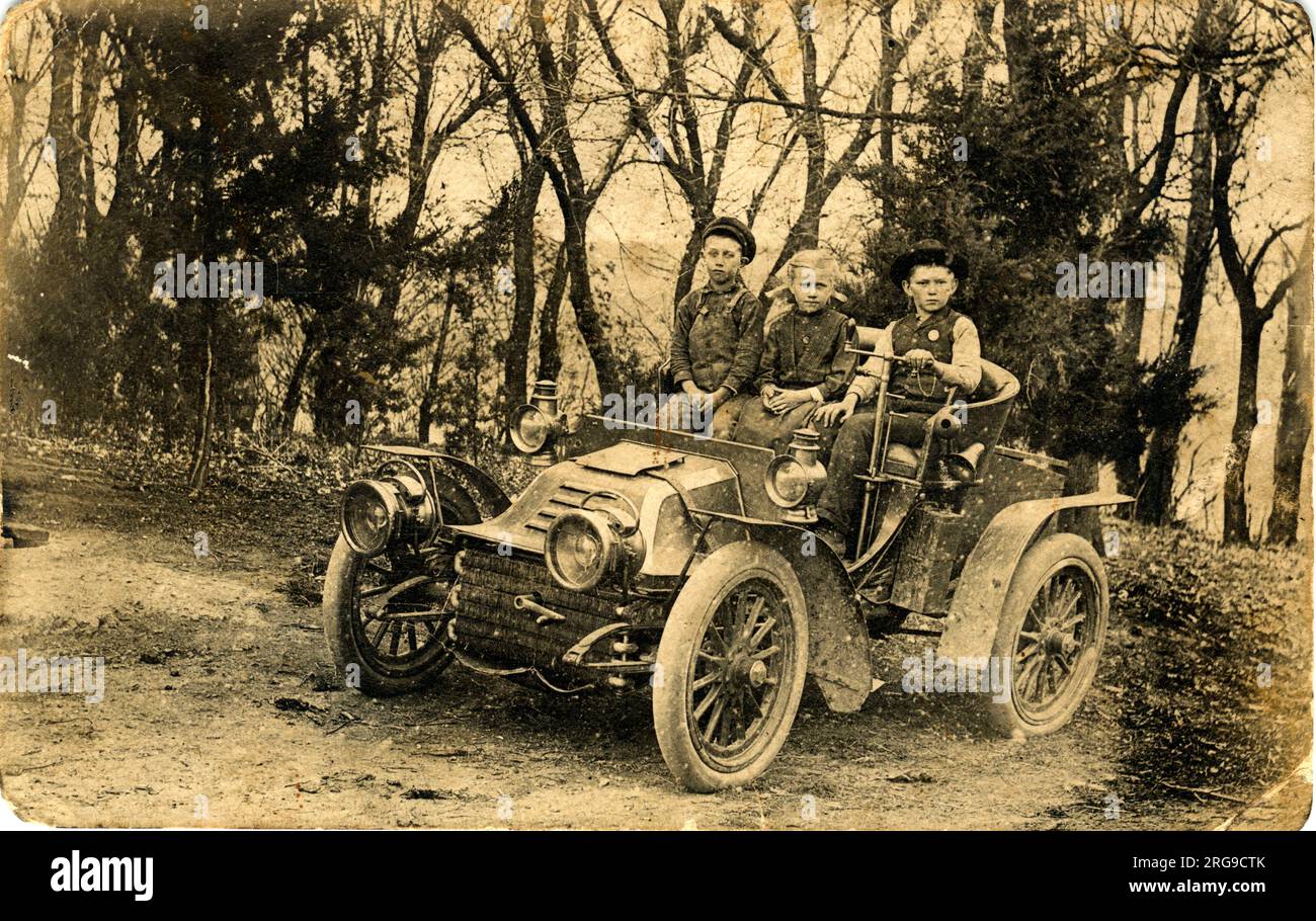 1902 Autocar Veteran Car, USA. Stockfoto