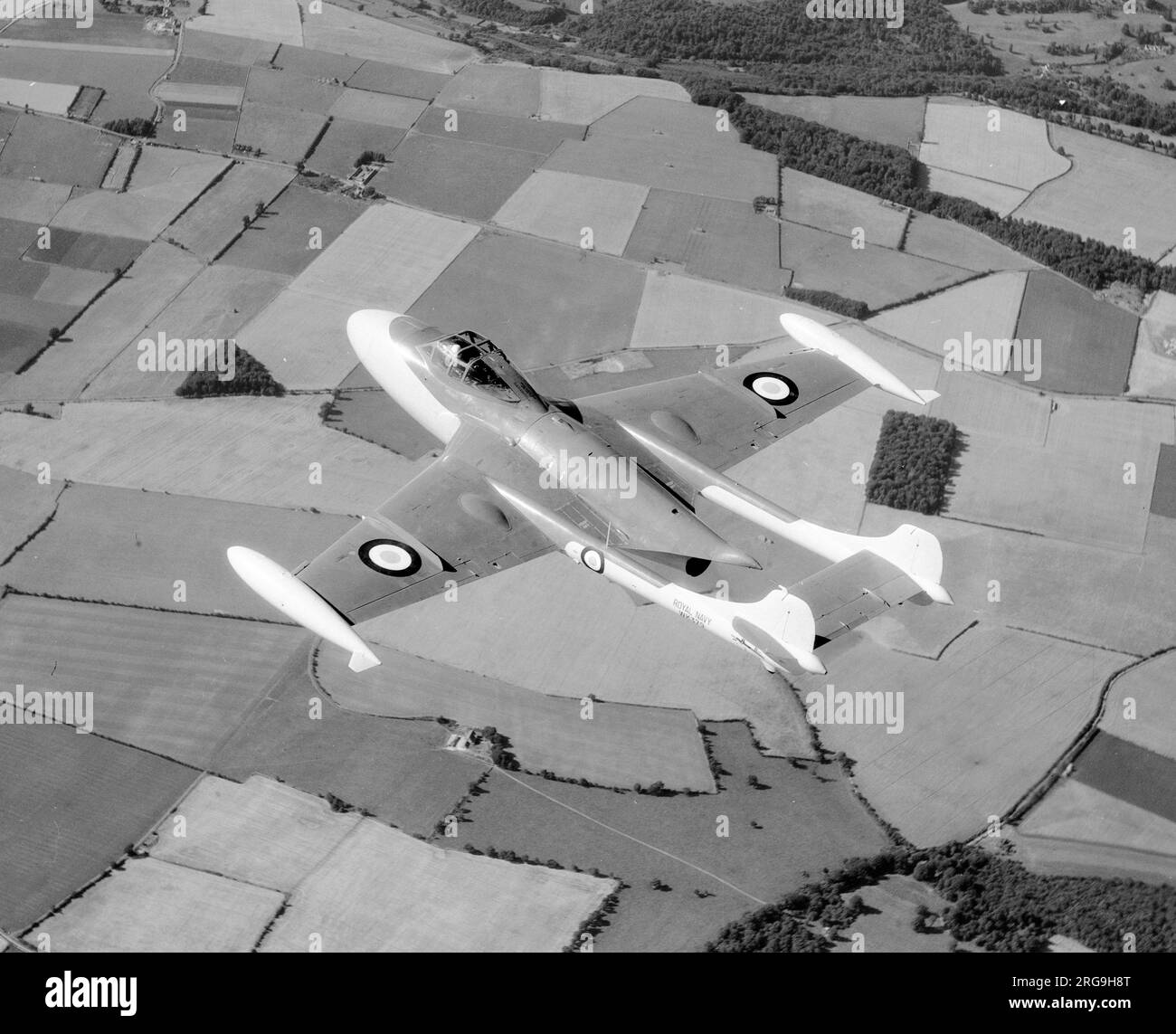 De Havilland Sea Venom NF.20 2. Prototype WK379 (c/n 12028); erster Flug : 07/1952 ; geliefert 24/09/1952 ; in Farnborough verschrottet Stockfoto