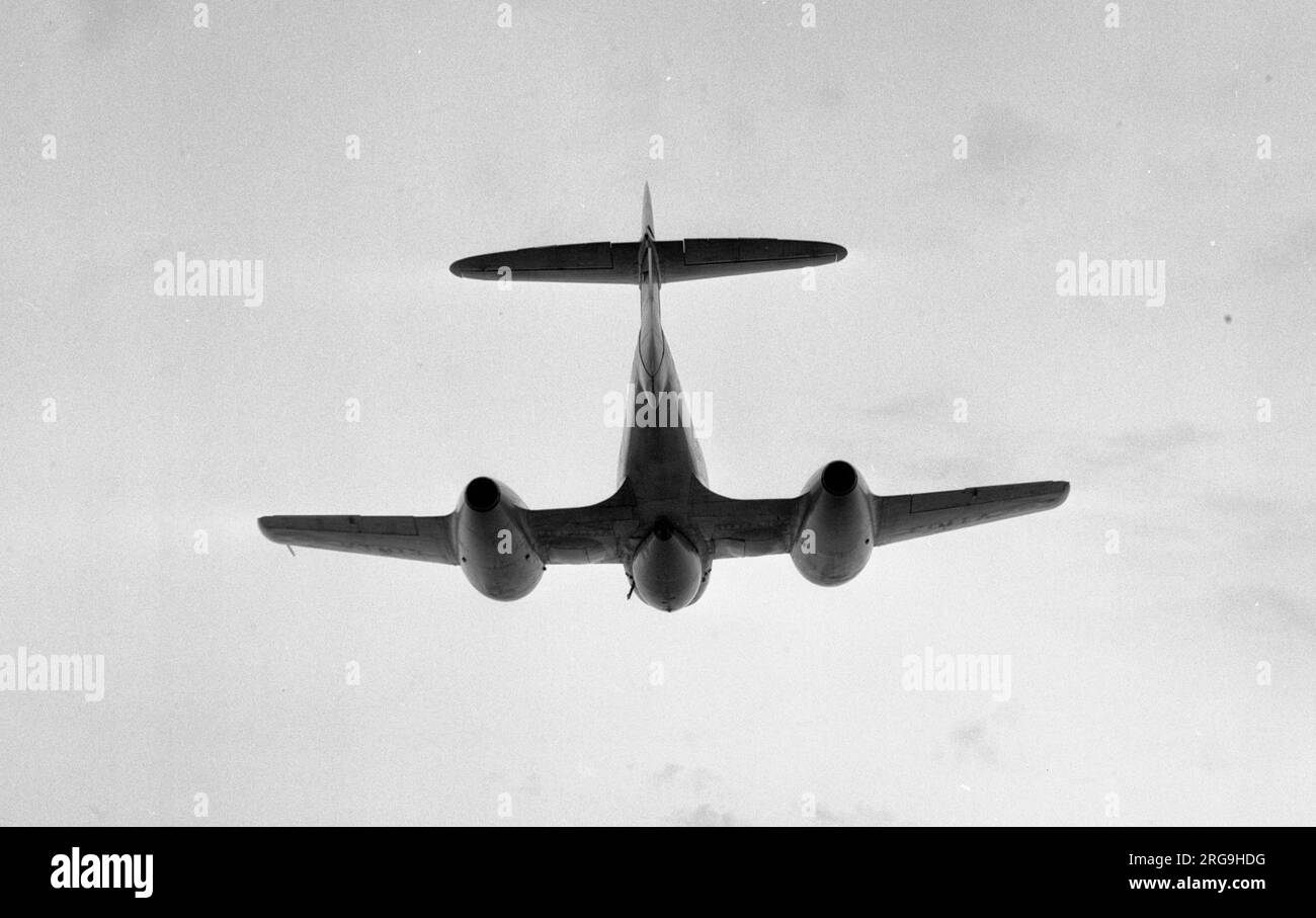 Gloster Meteor F.IV VT103. Geliefert am 19. Februar 1948, abgeschrieben am 19. April 1951, entzogene Belastung am 11. Juli 1951. Stockfoto