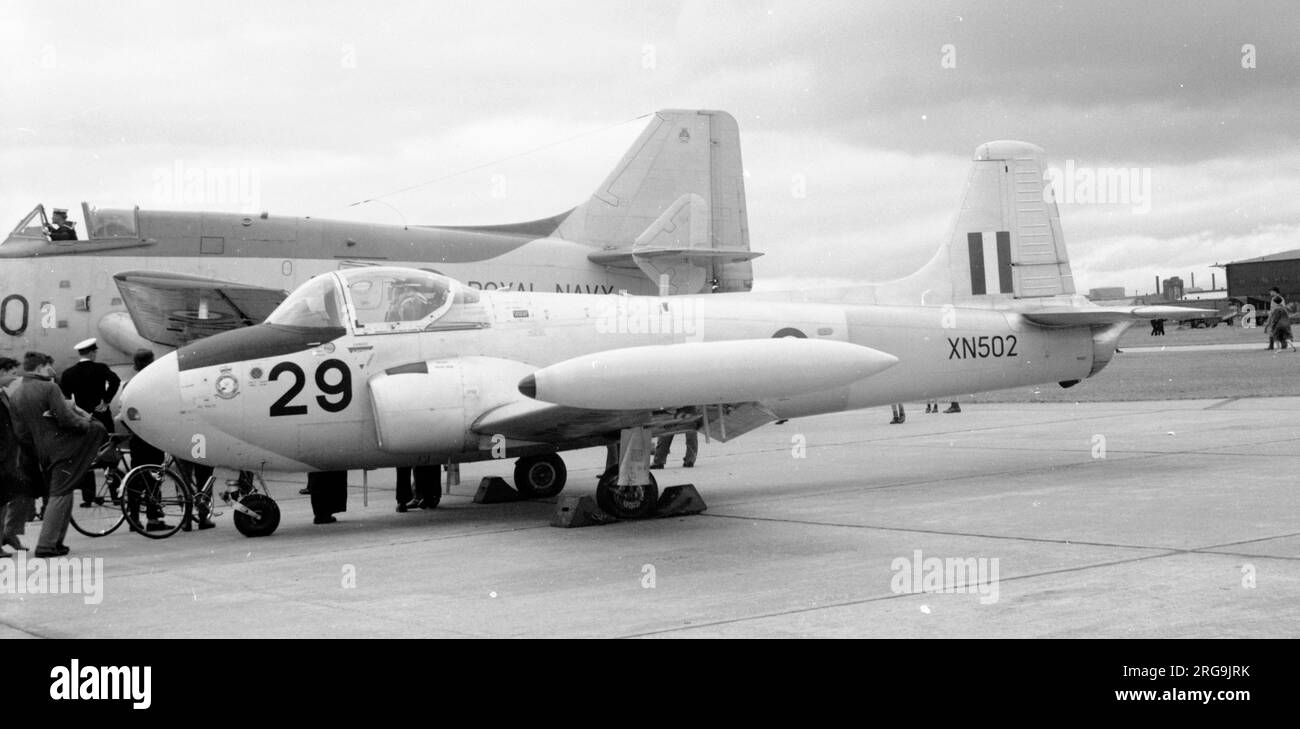 Royal Air Force Hunting Jet Provost T.3A XN502, Rufzeichen 29, (msn PAC/W/10163), geliefert am 0n 1. Dezember 1960 und verkauft am 24. Januar 1995 in den USA als N502GW in Martinsburg, Pennsylvania, USA. Stockfoto