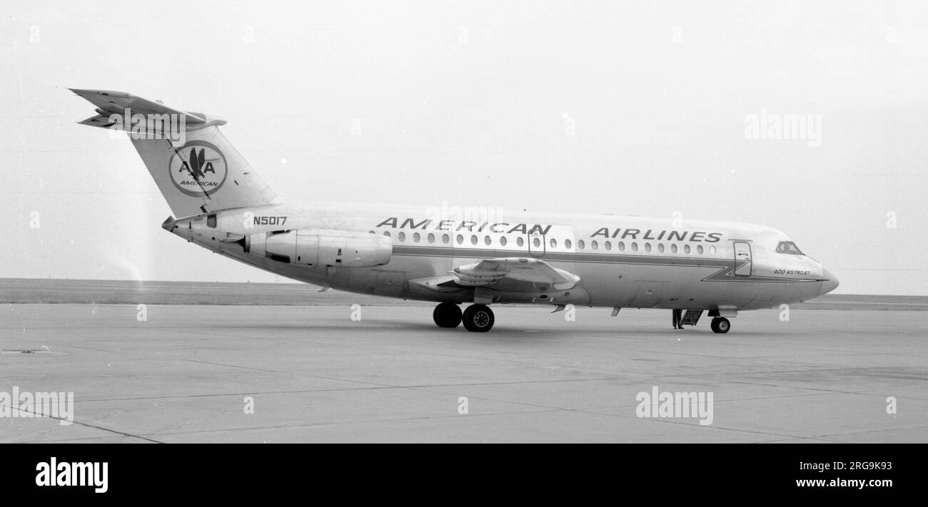 BAC One-Eleven-401 Astrojet N5017 von American Airlines. Stockfoto