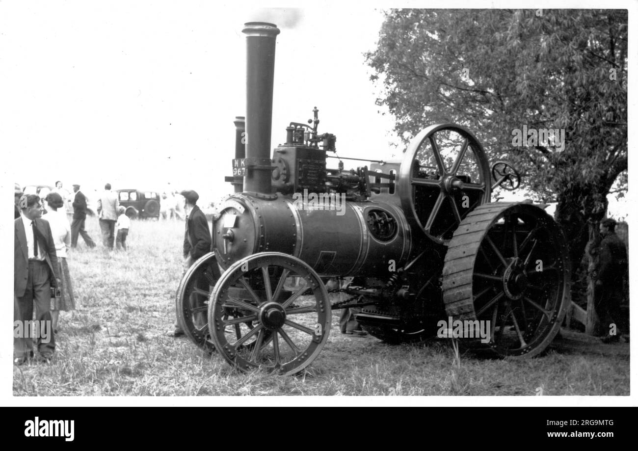 Davey Paxman Universal Engine 13073, „Victoria“ (alias „Davey Crockett“). Gebaut 1907 von Davey, Paxman & Co. In Colchester, angetrieben von einer 7 NHP-Dampfmaschine mit einem Zylinder. Stockfoto