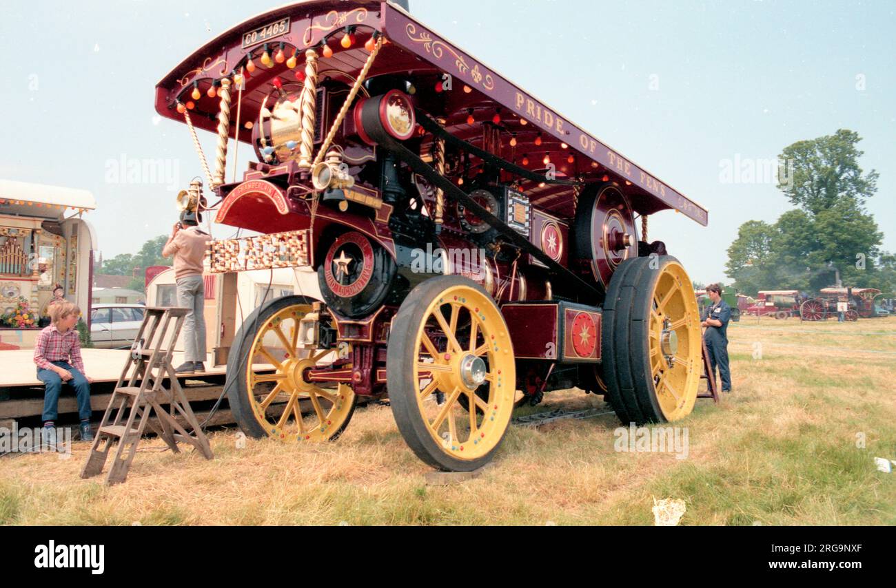 Hersteller: Charles Burrell & Sons of Thetford, Norfolk Typ: Showmans Road Locomotive Nummer: 3912 gebaut: 1921 Registrierung: CO 4485 Klasse: Scenic Cyliners: Compound NHP: 8 Name: Dragon Stockfoto