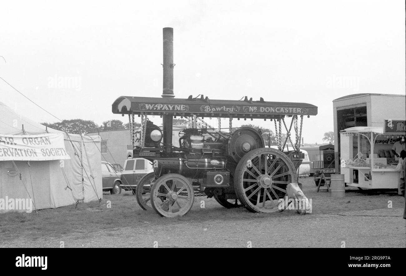 Hersteller: John Fowler & Co. Of Leeds, Typ: Showmans Traktornummer: 14798 gebaut: 1919 Zulassung: U 5313 ClassT3 Zylinder: Verbundwerkstoff NHP: 4 Name: Firefly Stockfoto