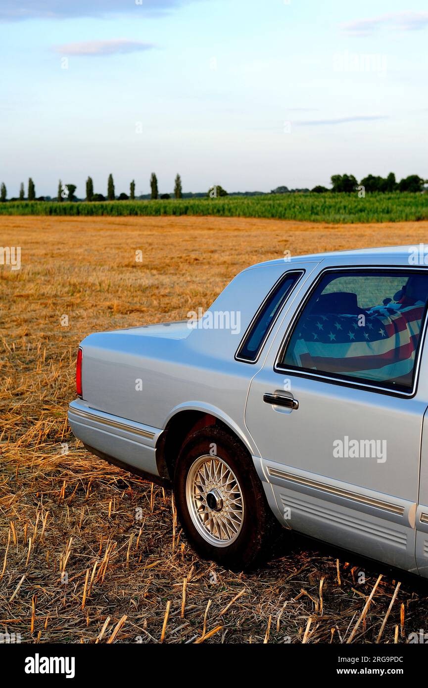 Lincoln Town Car, Auto, amerikanischer Traum, amerikanischer Traum, klassisches Auto, Transport, Foto Kazimierz Jurewicz, Stockfoto