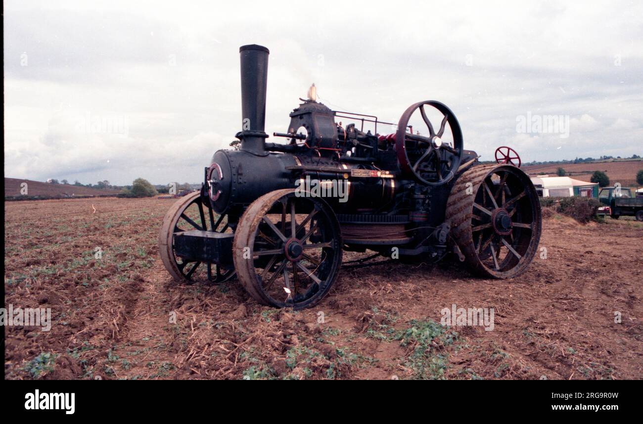 Hersteller: John Fowler & Co. Aus Leeds. Geben Sie:Pflügen-Engine Ein Stockfoto