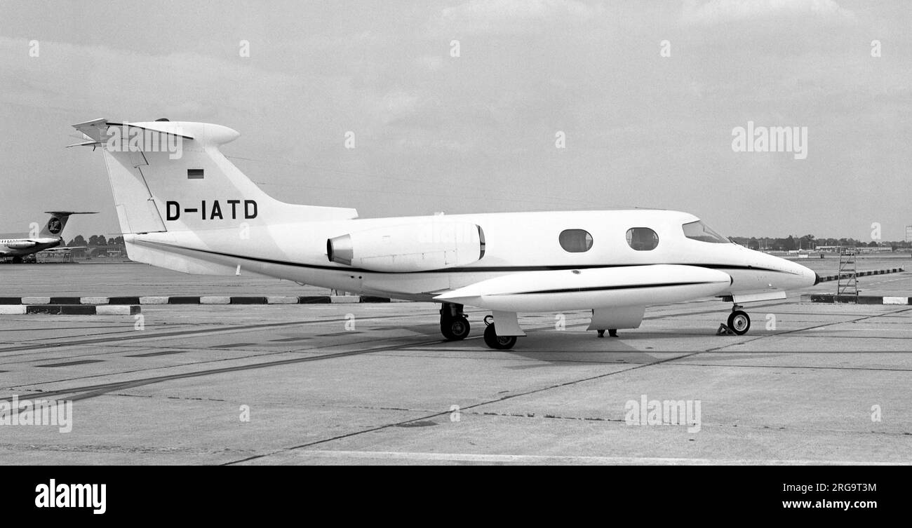 Learjet 23 D-IATD Stockfoto