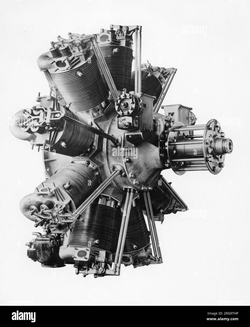 Ein radialer 9-Triebwerk von Ryan-Siemens, lizenzierte Version des Siemens-Halske SH12 aus Deutschland. Stockfoto