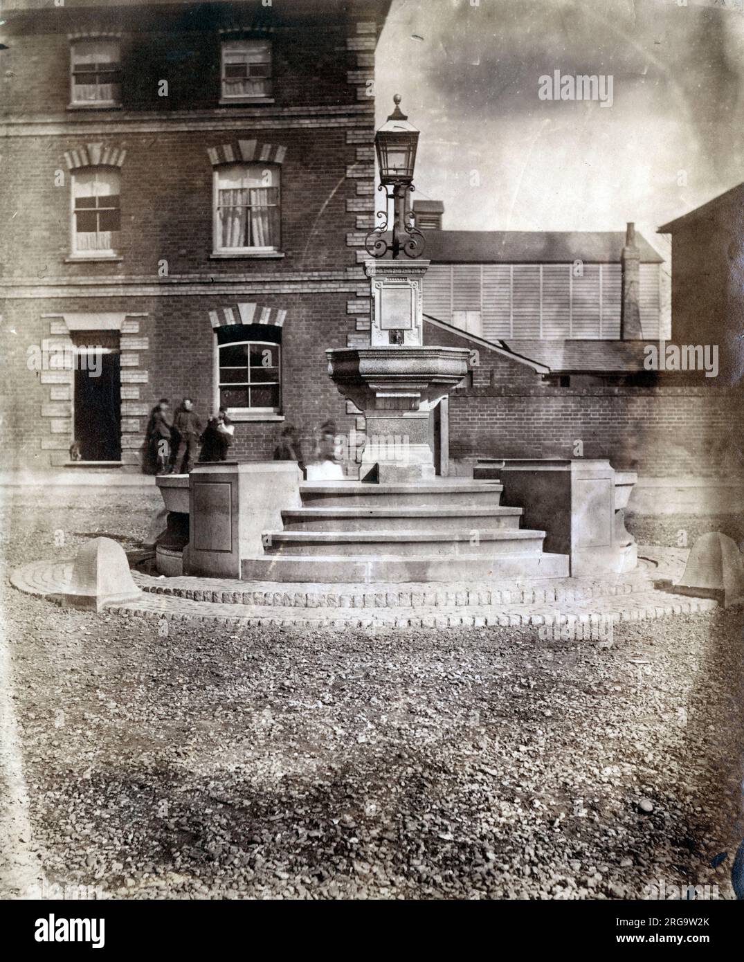 Trinkbrunnen präsentiert von G Courtauld Esq an die Bewohner von Braintree, Essex. Stockfoto