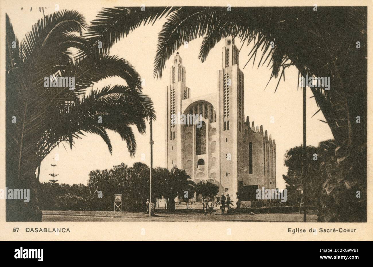 Casbourg, Marokko - Eglise du Sacre-Coeur. Stockfoto