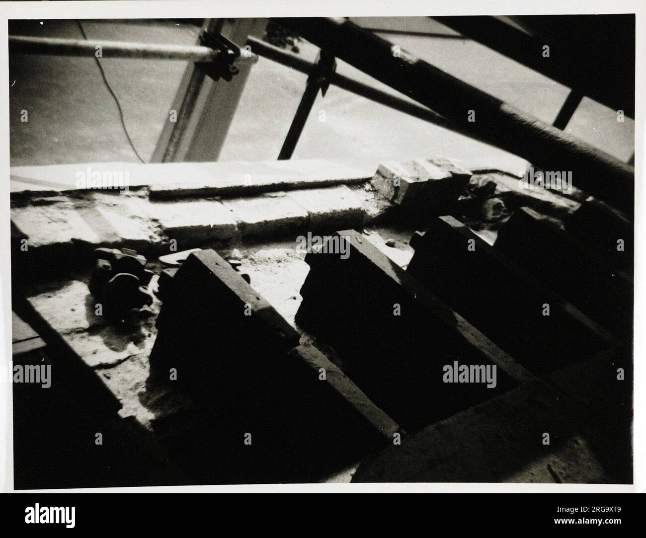 Foto: Maurer Arms, Norwood (Alt), London. Die Hauptseite des Aufdrucks (hier abgebildet) zeigt: Foto eines im Bau befindlichen Pubs. Auf der Rückseite des Aufdrucks (auf Anfrage erhältlich) finden Sie Details: Fotografen-ID für die Bricklayers Arms, Norwood (Alt), London SE27 0TL. Seit Juli 2018 . Die alte Kneipe litt unter Trockenfäule, wurde also ausgeweidet und wieder aufgebaut Stockfoto