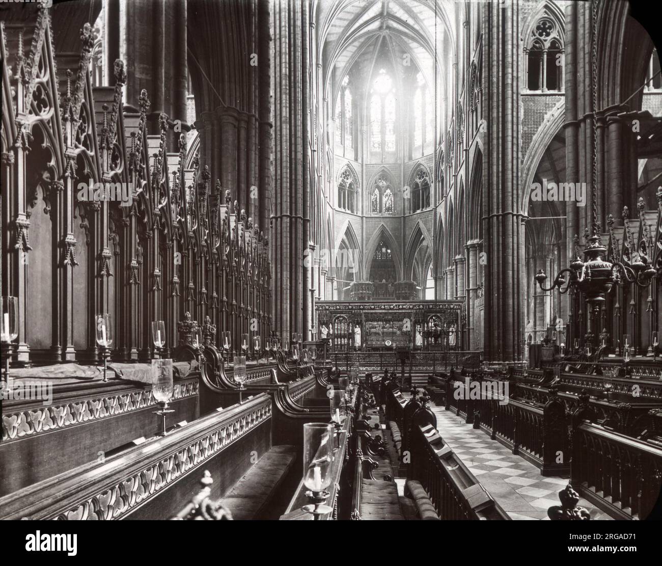 Der Chor, Westminster Abbey, London Stockfoto