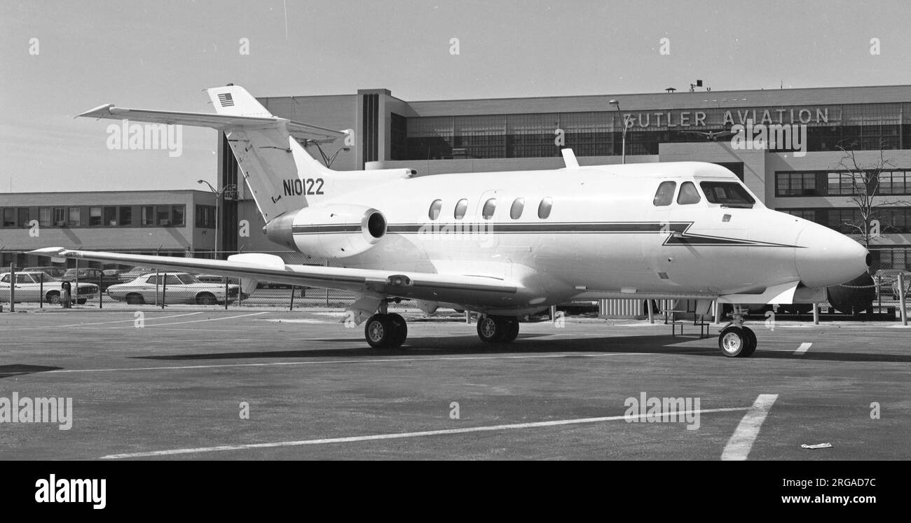 Hawker Siddeley HS-125-1A/522 N10122 (msn 25029, ex G-ATAZ), von H.C.Porter Co. Aus Pittsburgh. 13.05.65: G-ATAZ - Hawker Siddeley Aviation Ltd. 15.05.65: N10122 Stockfoto