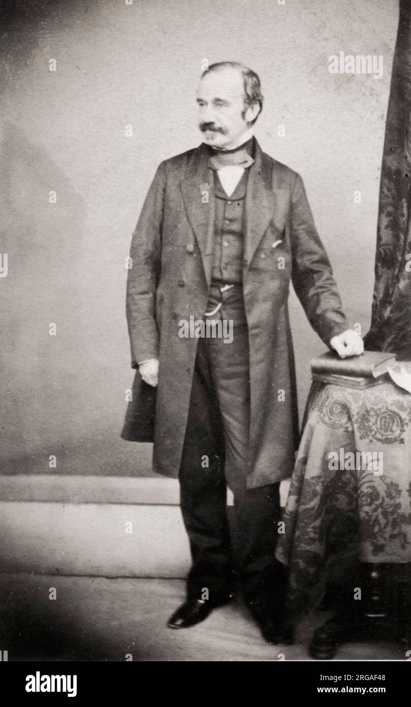 Vintage 19. Jahrhundert Foto: Generalleutnant Sir James Outram, 1. Baronet, GCB, KCSI war ein englischer General, der in der indischen Rebellion von 1857 kämpfte. Stockfoto