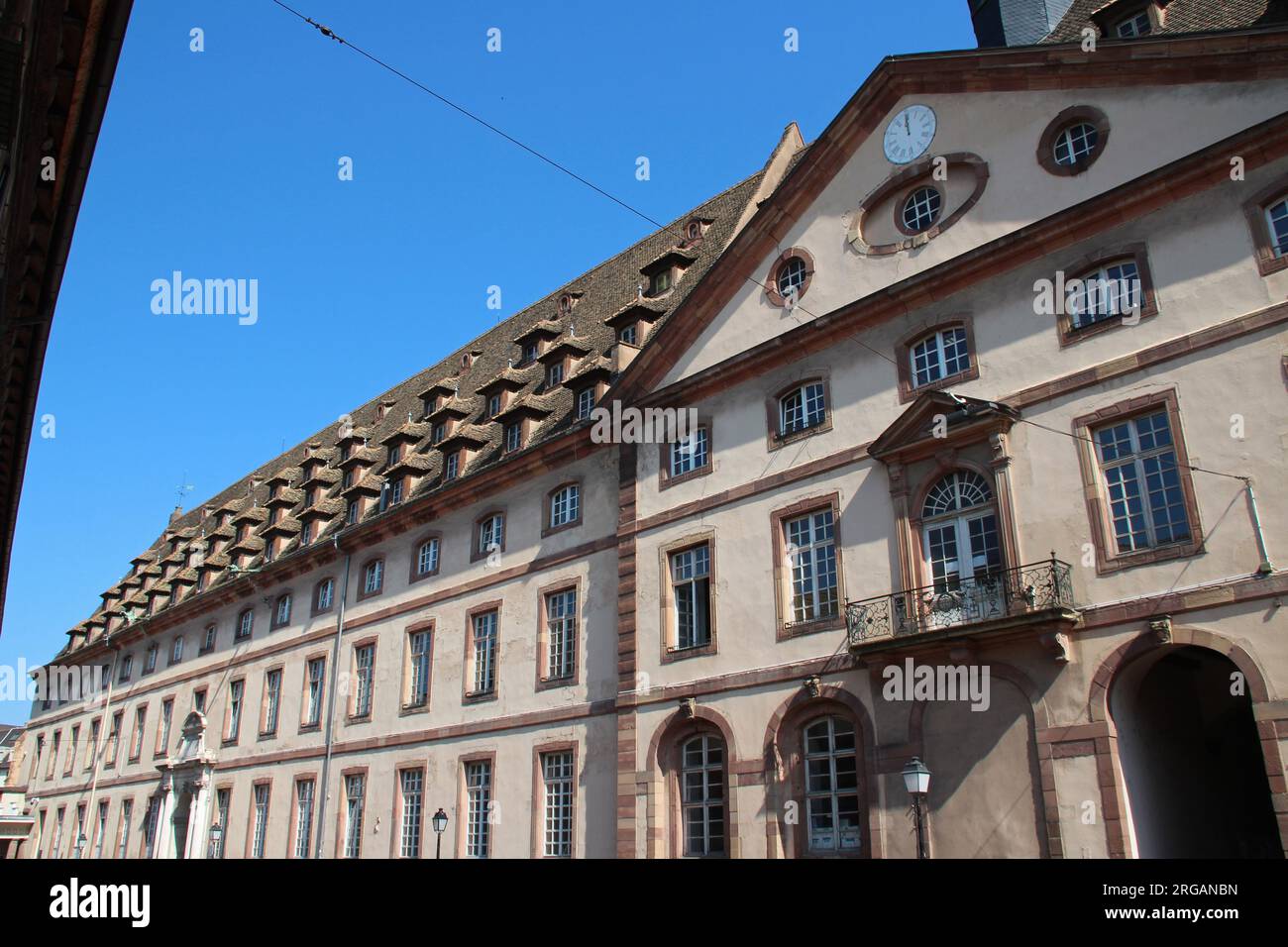 Alte Halle (Zivilkrankenhaus) in straßburg im elsass (frankreich) Stockfoto