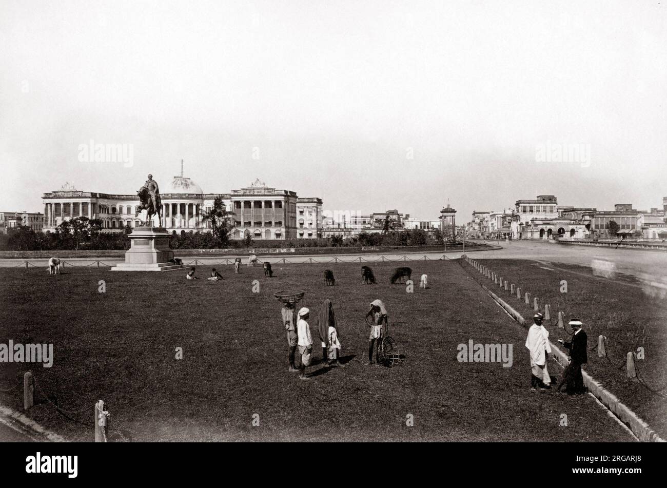 Das Government House (Raj Bhavan) Kalkutta, Kolkata, Indien, c 1860 Stockfoto