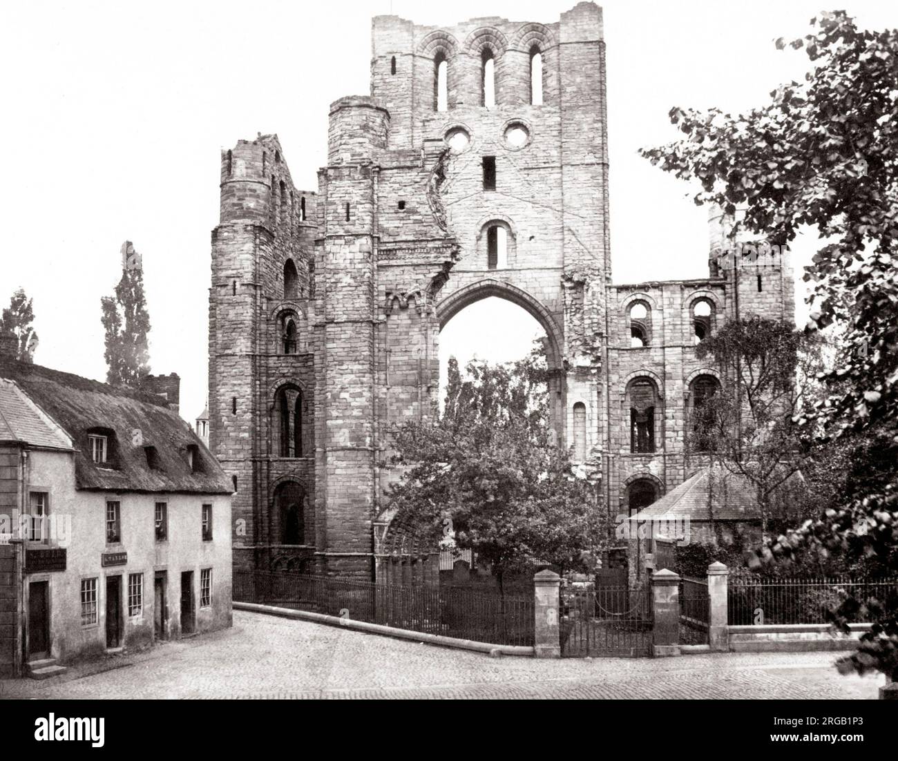 C 1880 s Schottland - Kelso Abbey Stockfoto