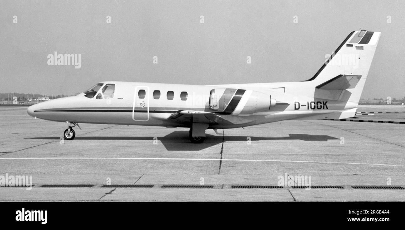 Cessna 501 Citation-I/SP D-IGGK (msn 501-0143). Stockfoto