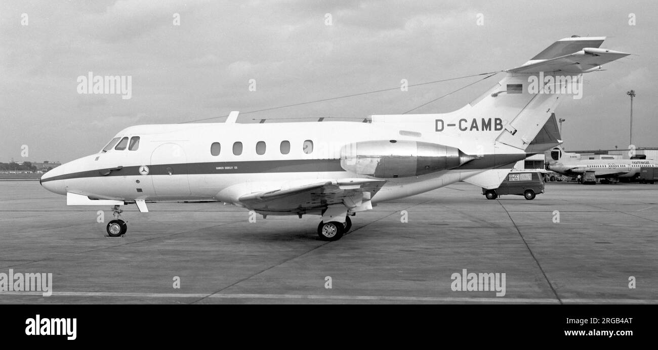 Hawker-Siddeley HS-125-3B/RA D-CAMB (msn 25157). Stockfoto