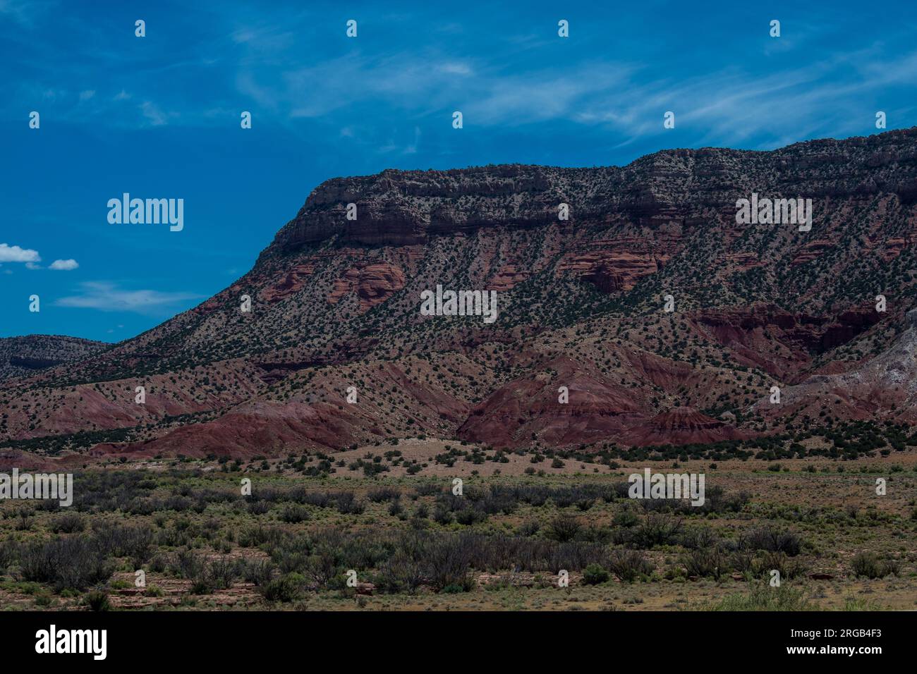 Highway 550, Pajarito NM, Nr. 9177 Stockfoto