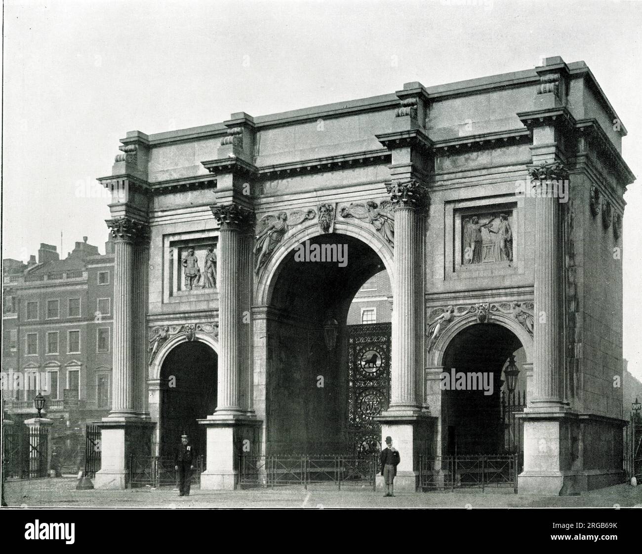 Der Marble Arch, London Stockfoto