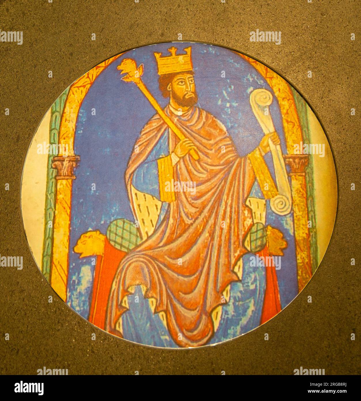 Bild von Alfonso VII. 1105-1157. König von Castille und Leon, Spanien, König von Galicien im Jahr 1111 Stockfoto