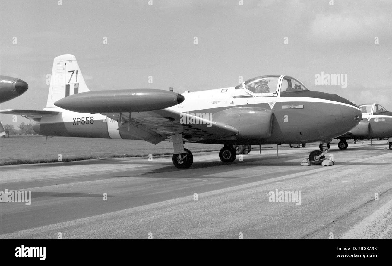 Royal Air Force - Hunting-Percival P.84 Jet Provost T.4 XP556 '71' (msn ) vom Royal Air Force College. Stockfoto