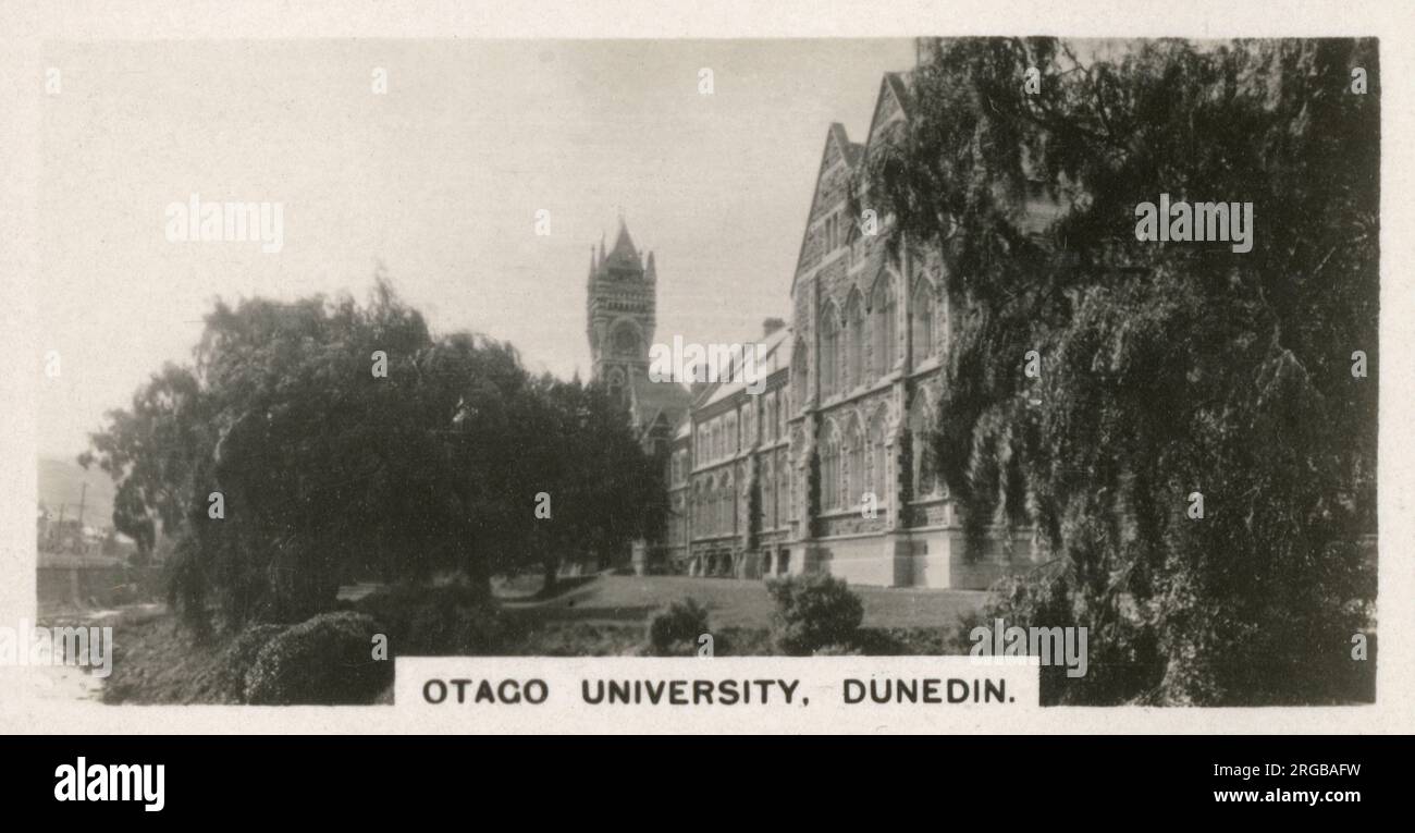 Neuseeland - Otago University, Dunedin. Eine der vier angeschlossenen Colleges, die die Universität von Neuseeland bilden. Stockfoto