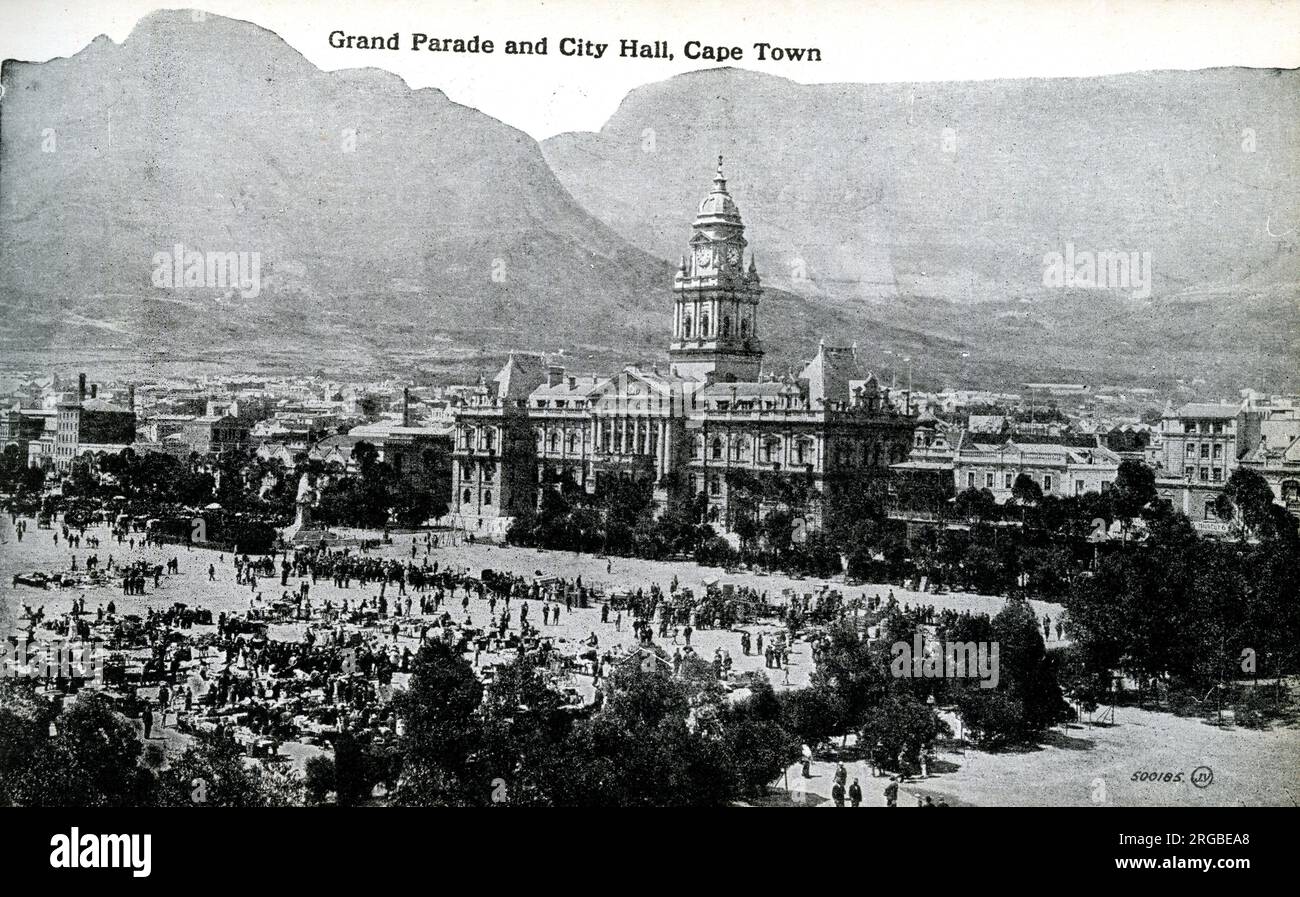 Grand Parade und Rathaus, Kapstadt, Südafrika Stockfoto