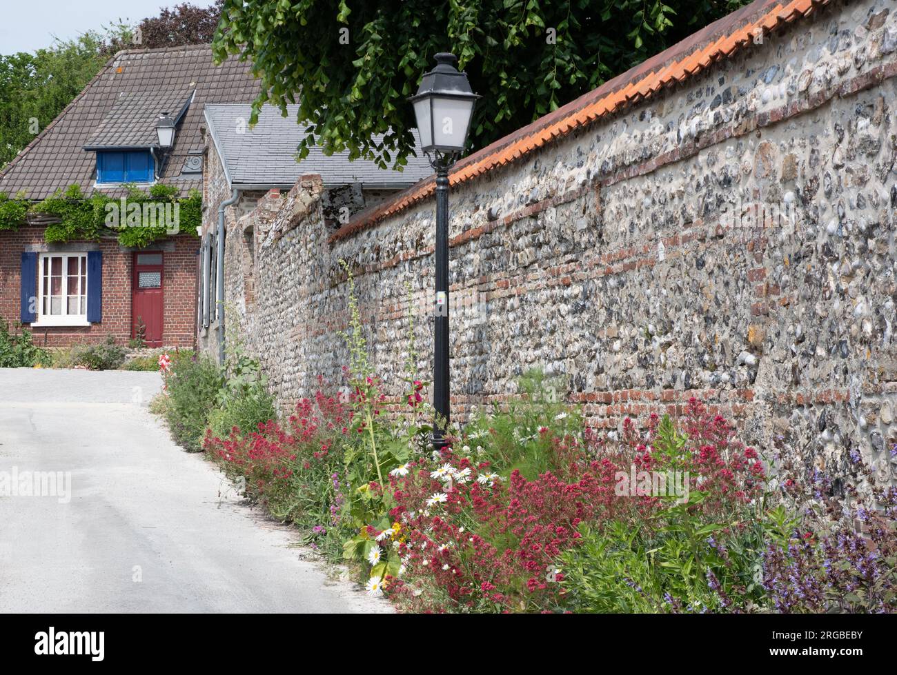 Die Altstadt Saint Valery sur Somme Stockfoto