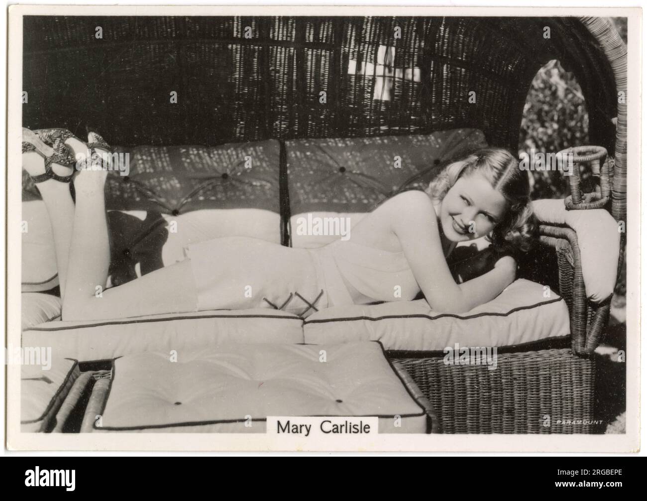 Mary Carlisle, amerikanische Schauspielerin, Sängerin und Tänzerin Stockfoto