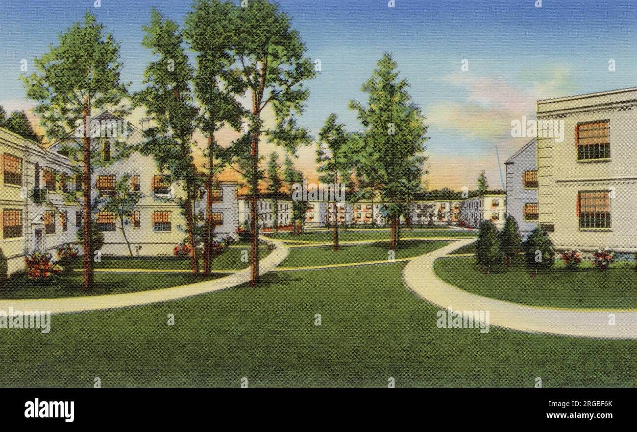 Country Club Apartments, Greensboro, North Carolina, USA Stockfoto