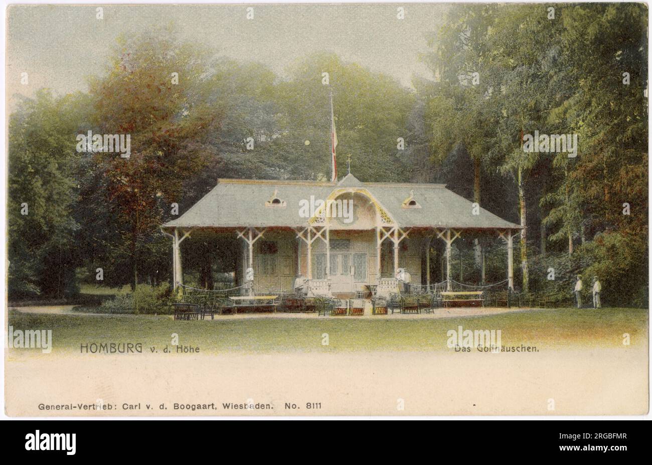 Golfklubhaus, Bad Homburg, Deutschland, gegründet 1899. Stockfoto