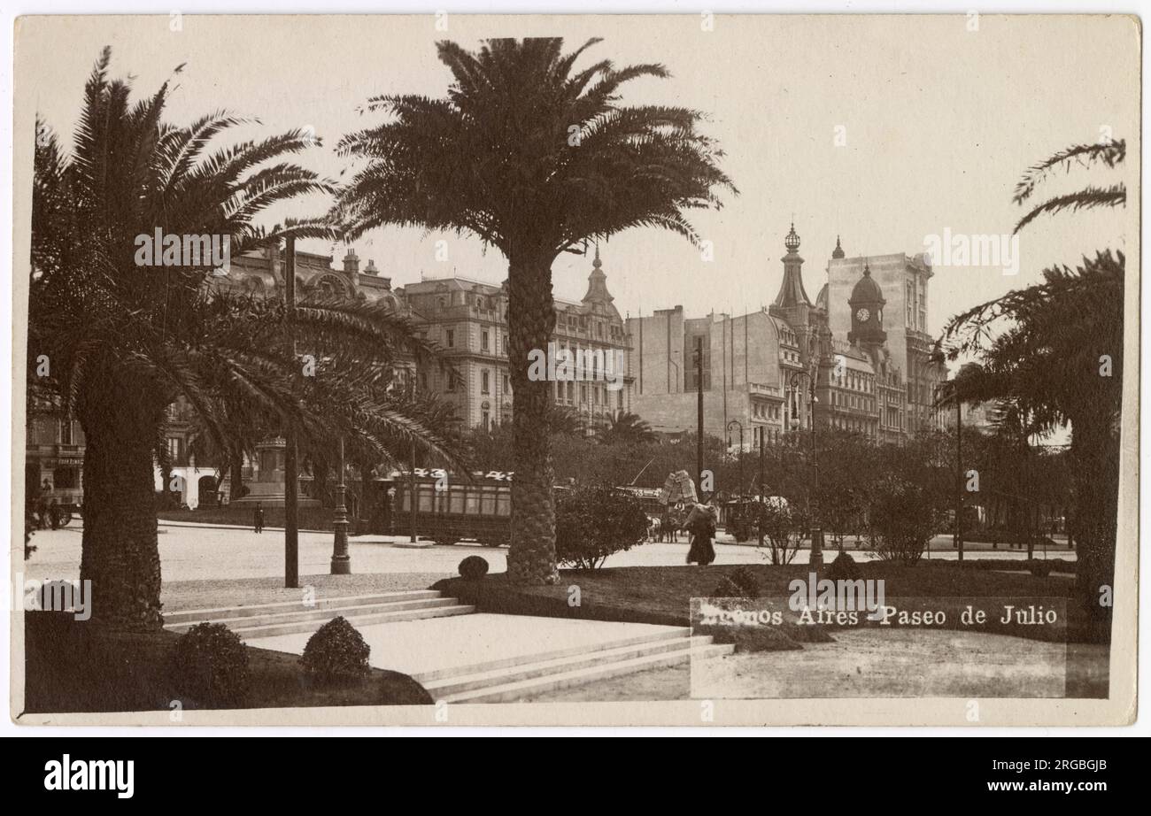 Paseo de Julio (Spaziergang im Juli), Buenos Aires, Argentinien, Südamerika Stockfoto