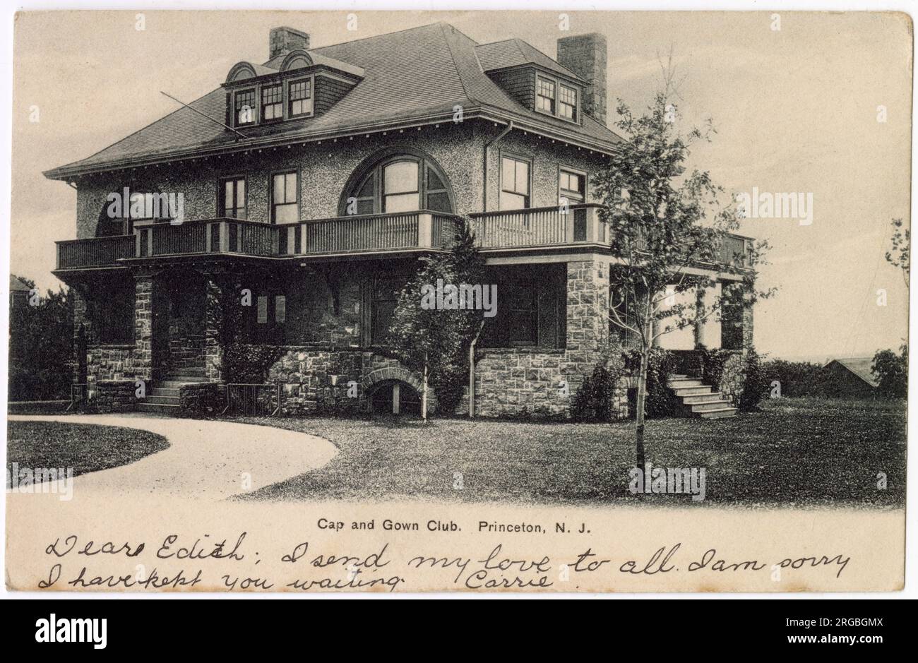 Cap and Gown Club, Princeton, New Jersey, USA Stockfoto