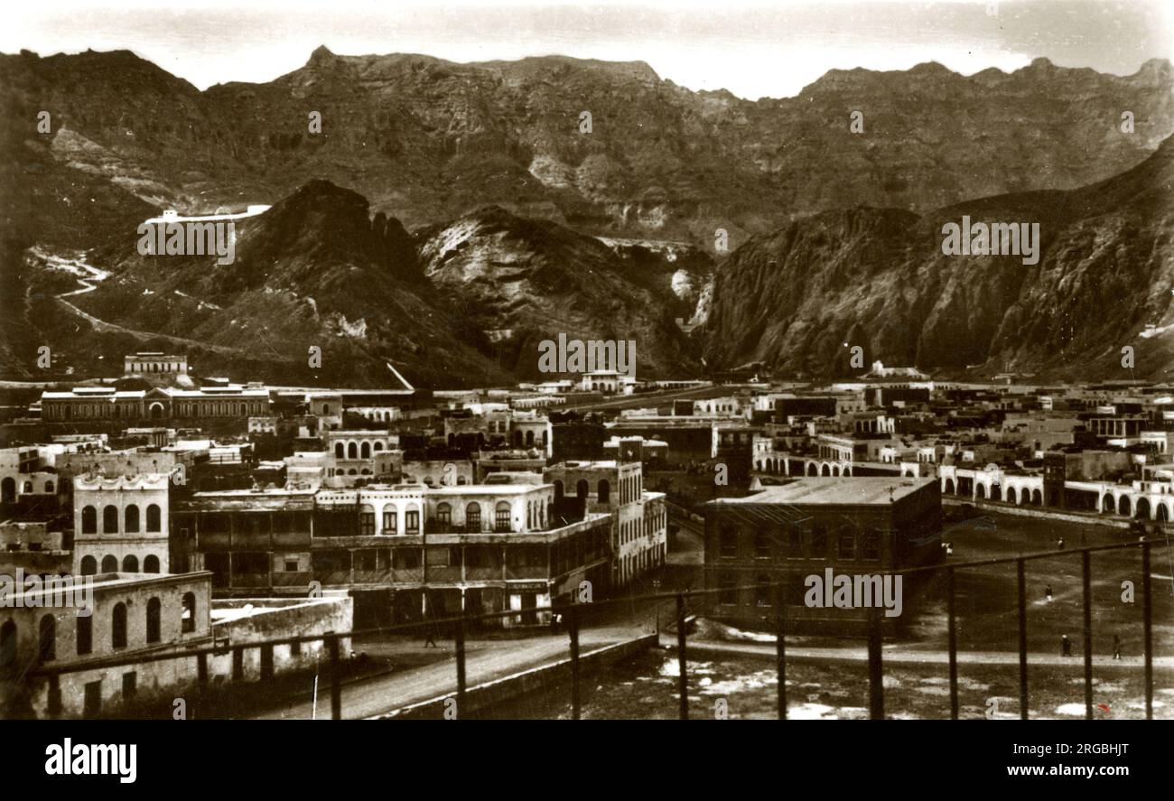 Egyptian Cigarette Factory, M S lehem & Co, Aden Stockfoto
