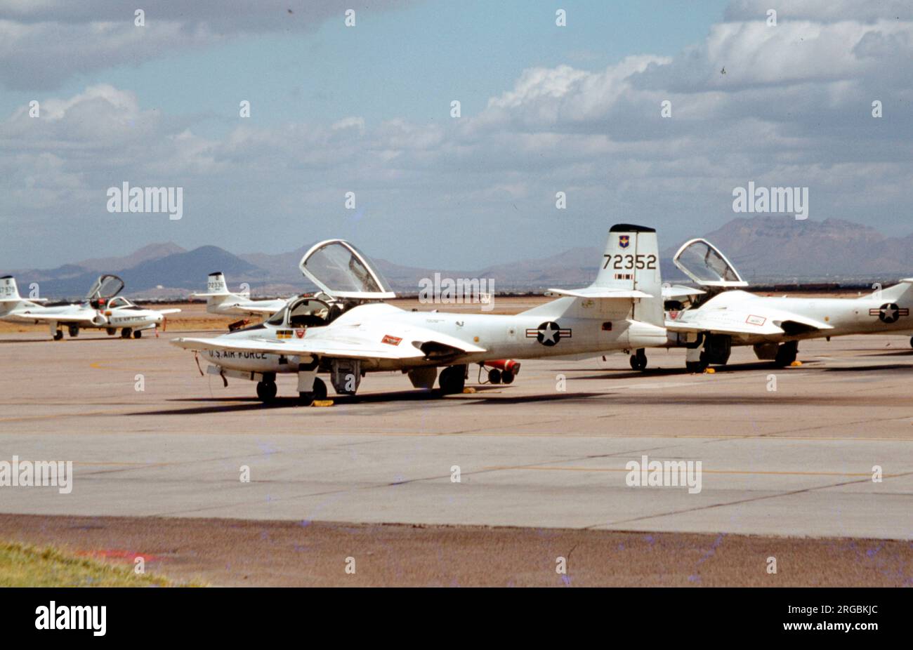 United States Air Force (USAF) - Cessna T-37A-CE 57-2352 (msn 40185), am Luftwaffenstützpunkt Sheppard in Texas. Stockfoto