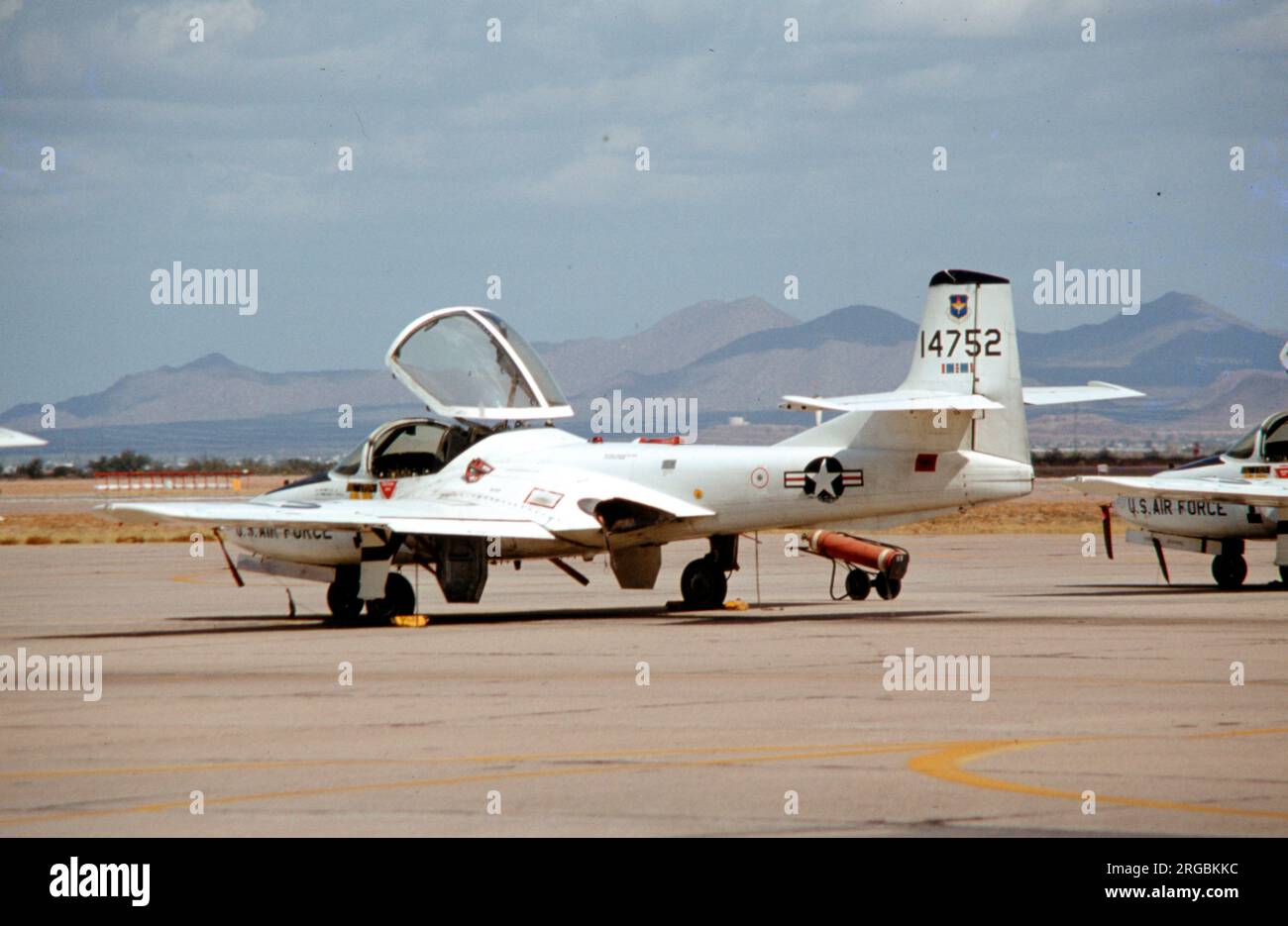 United States Air Force (USAF) - Cessna T-37B 67-14752 (msn 41009), am Luftwaffenstützpunkt Sheppard in Texas. Stockfoto