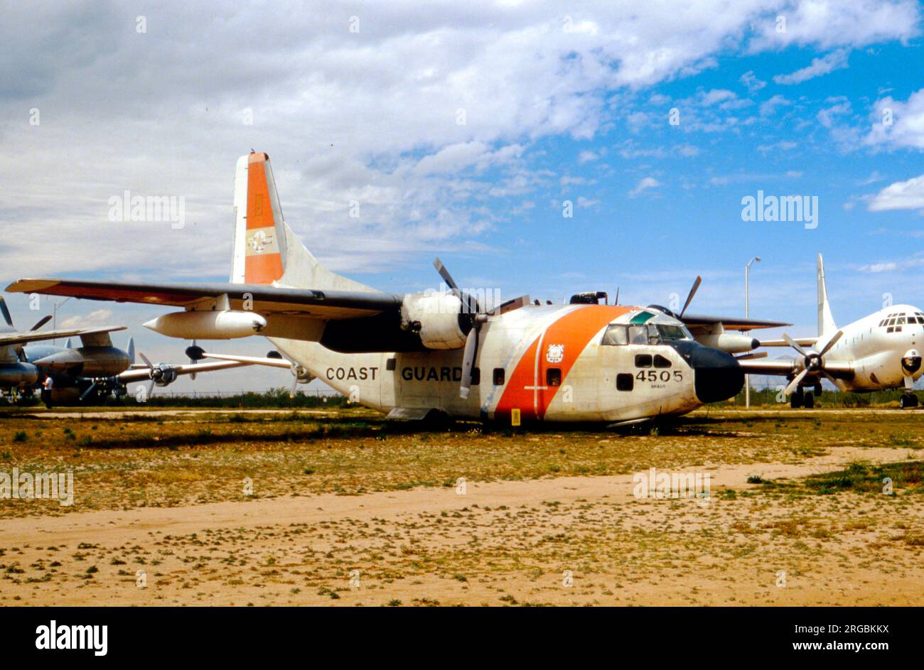 Fairchild C-123B-12-FA Provider 4505 (msn 20166), ausgestellt im Pima Air and Space Museum, Tucson, Arizona. Stockfoto