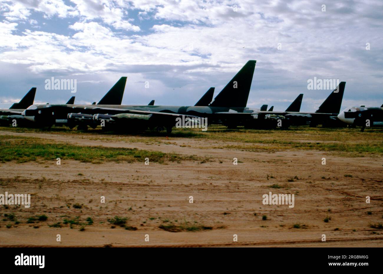 Ecke Boeing B-52, am Luftwaffenstützpunkt Davis-Monthan. Stockfoto
