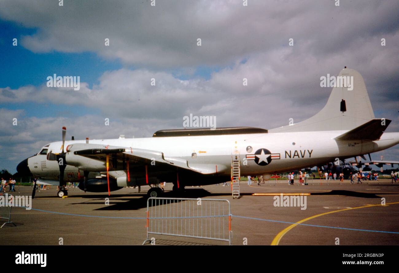 United States Navy (USN) - Lockheed EP-3E Aries II 157320 (MSN 185-5535') Elektronische Nachrichtensammelflugzeuge. Stockfoto