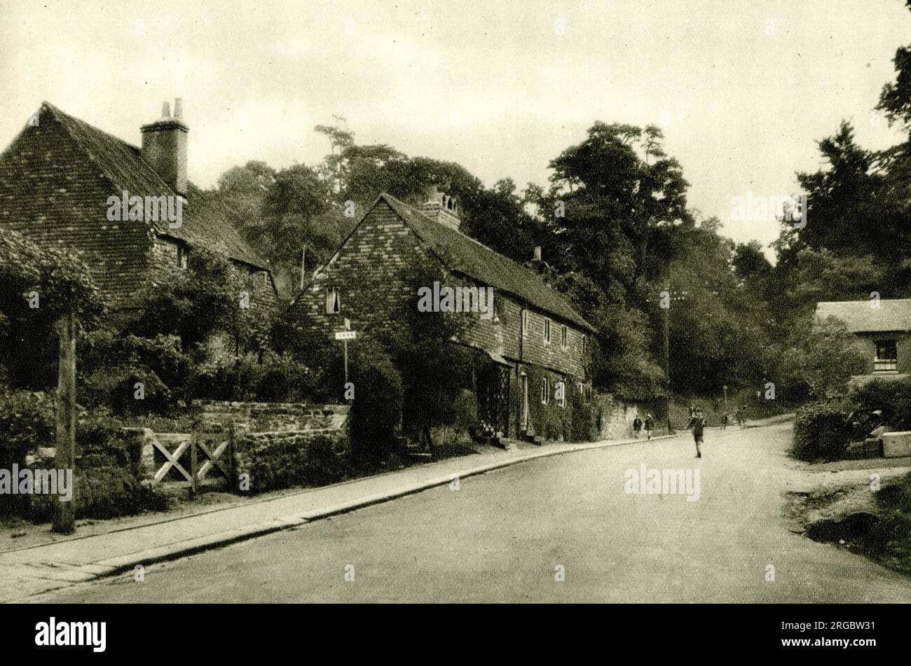 Das Dorf Limpsfield, Surrey Stockfoto