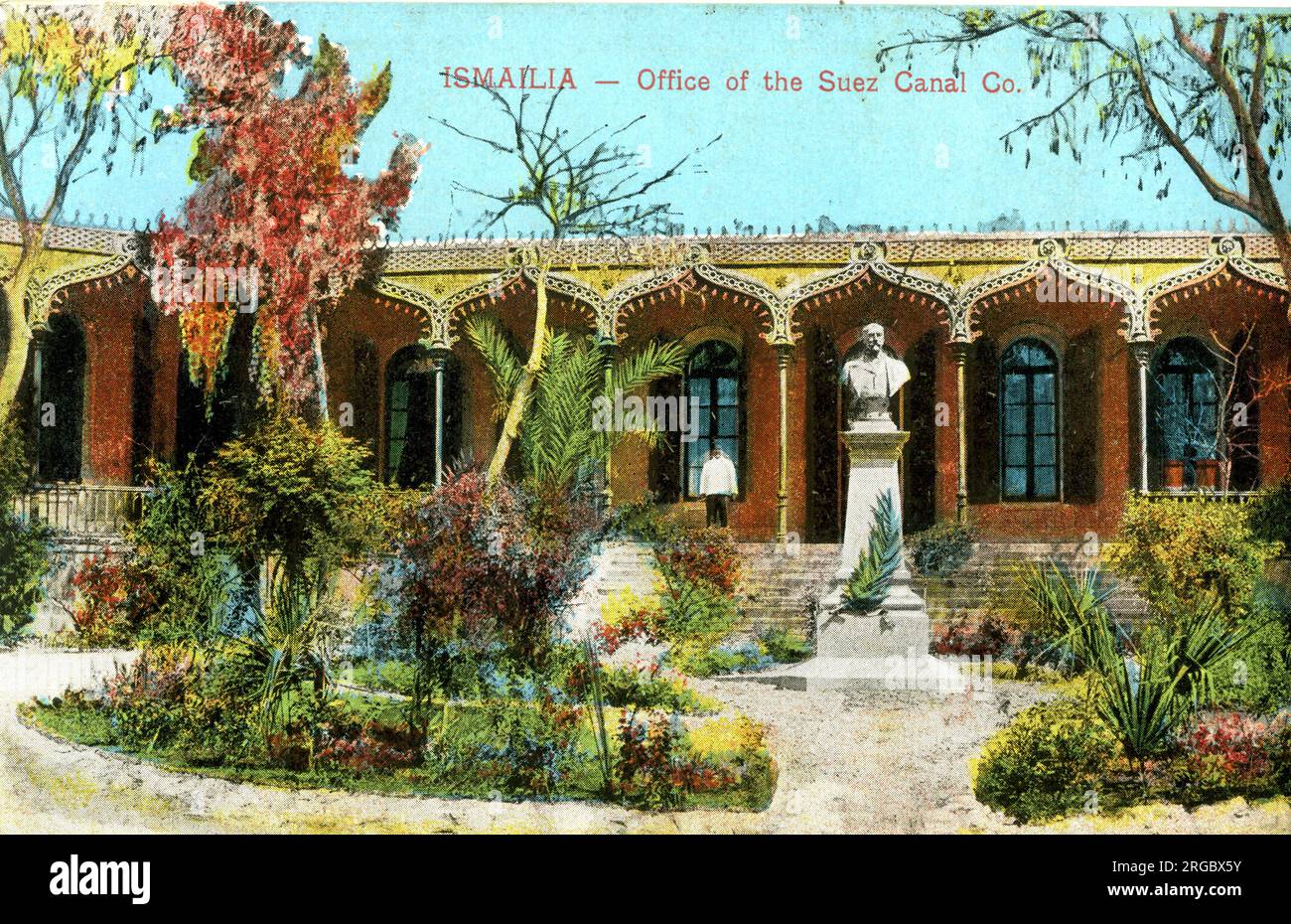 Office of Suez Canal Company, Ismailia, Ägypten Stockfoto