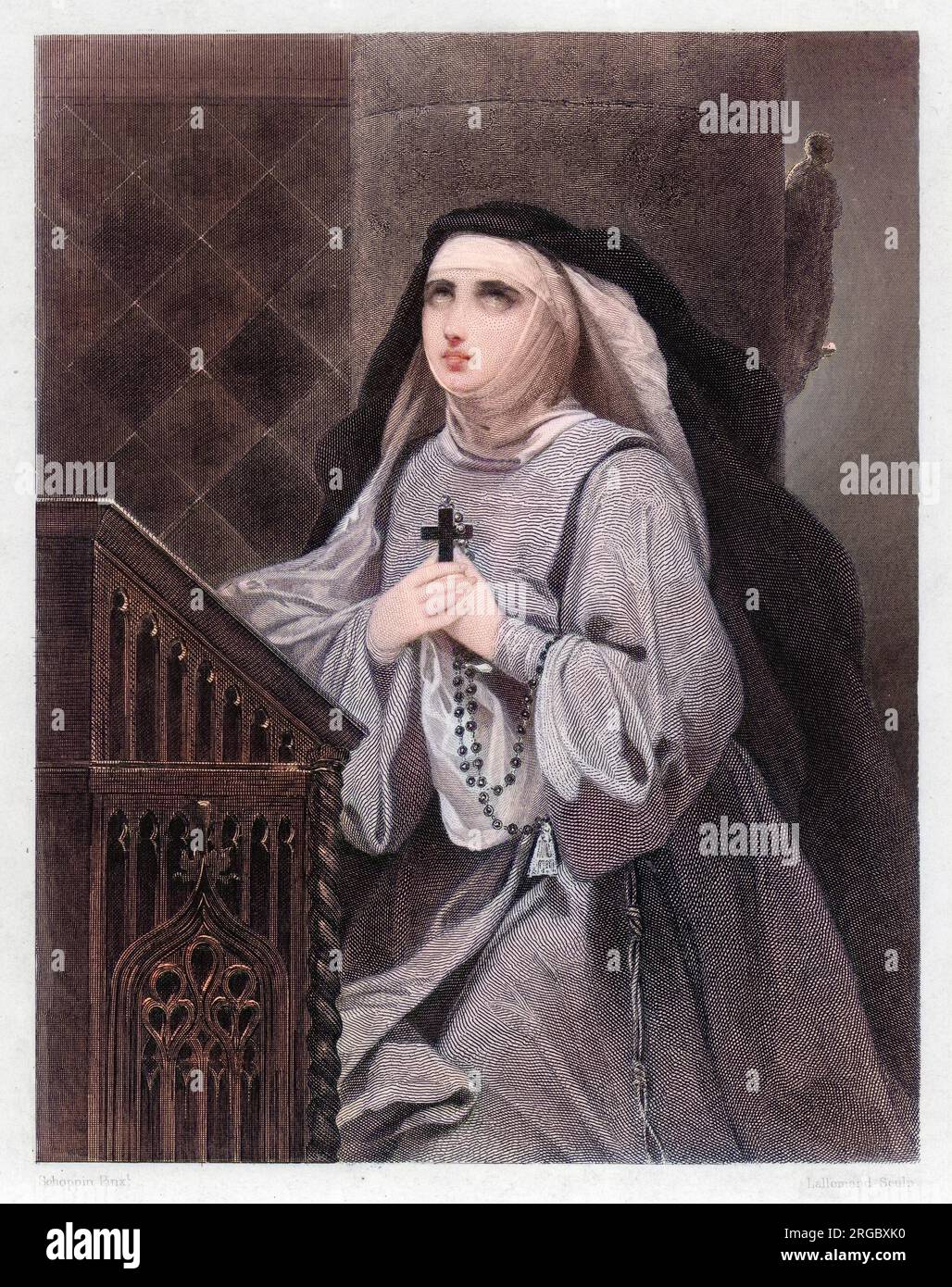 Teresa von Avila (1515-1582) Spanische Mystin & heilige Stockfoto